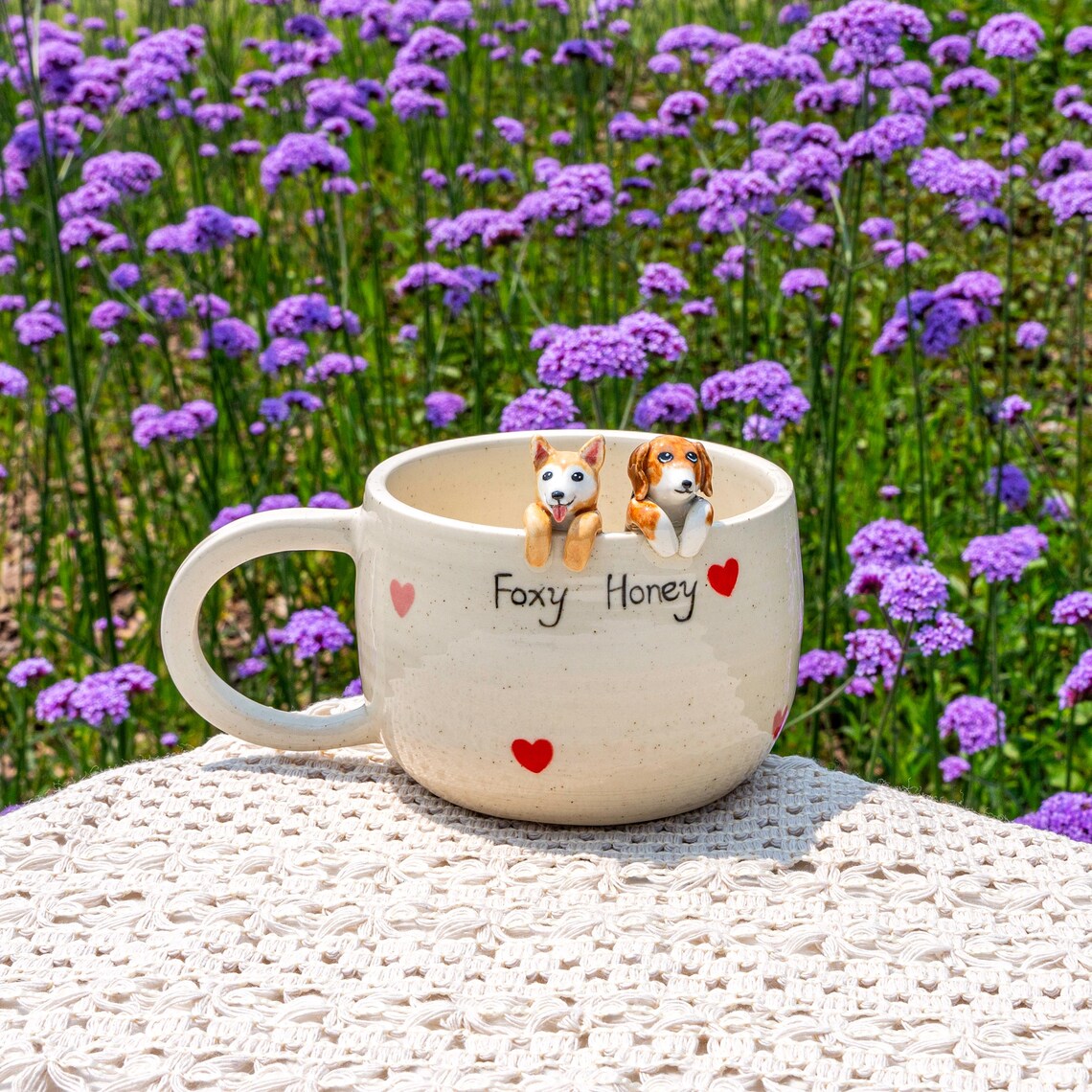 Personalized Pet Figure Mug Birthday Christmas Keepsake Gift for Dog Cat Lovers