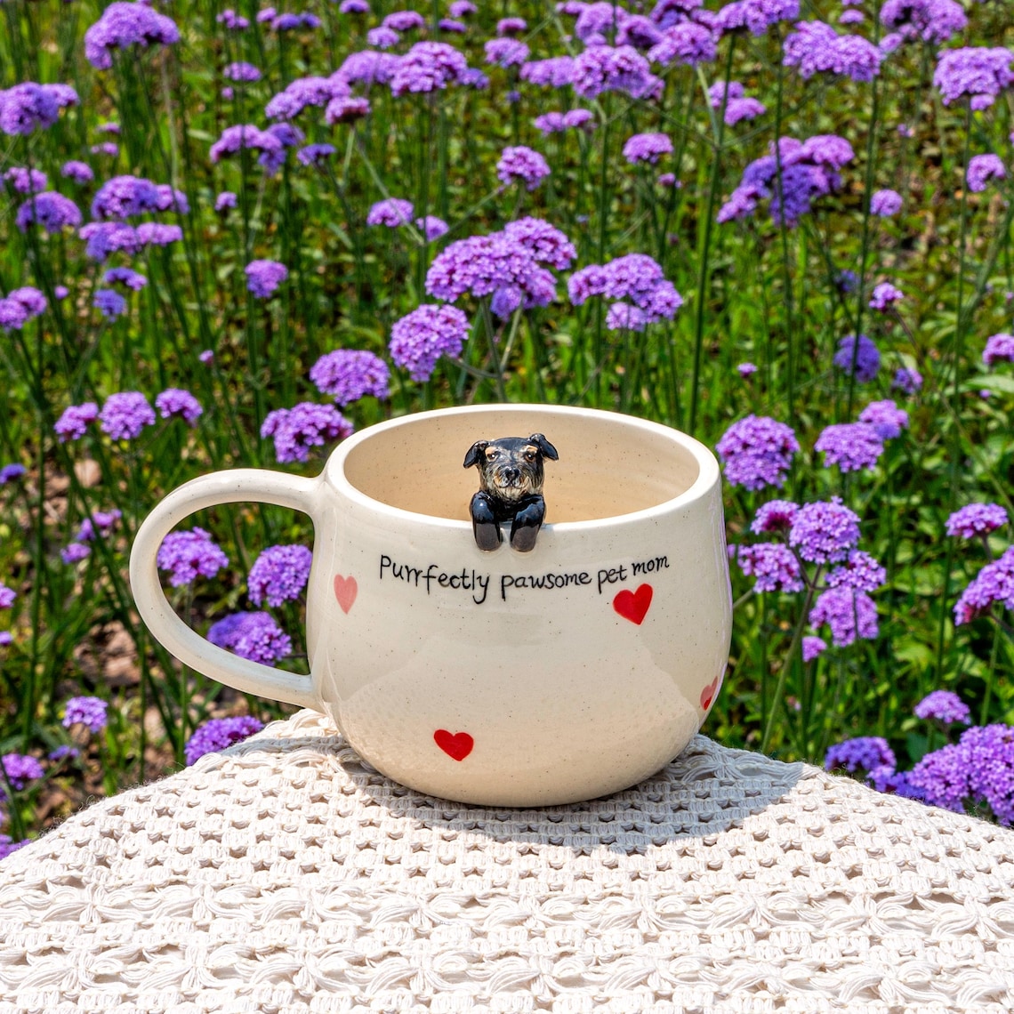 Personalized Pet Figure Mug Birthday Christmas Keepsake Gift for Dog Cat Lovers