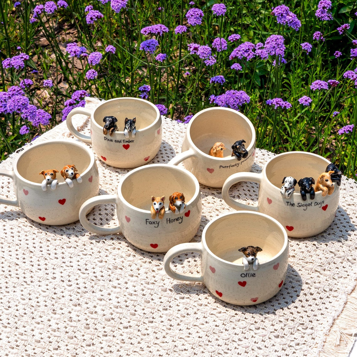 Personalized Pet Figure Mug Birthday Christmas Keepsake Gift for Dog Cat Lovers