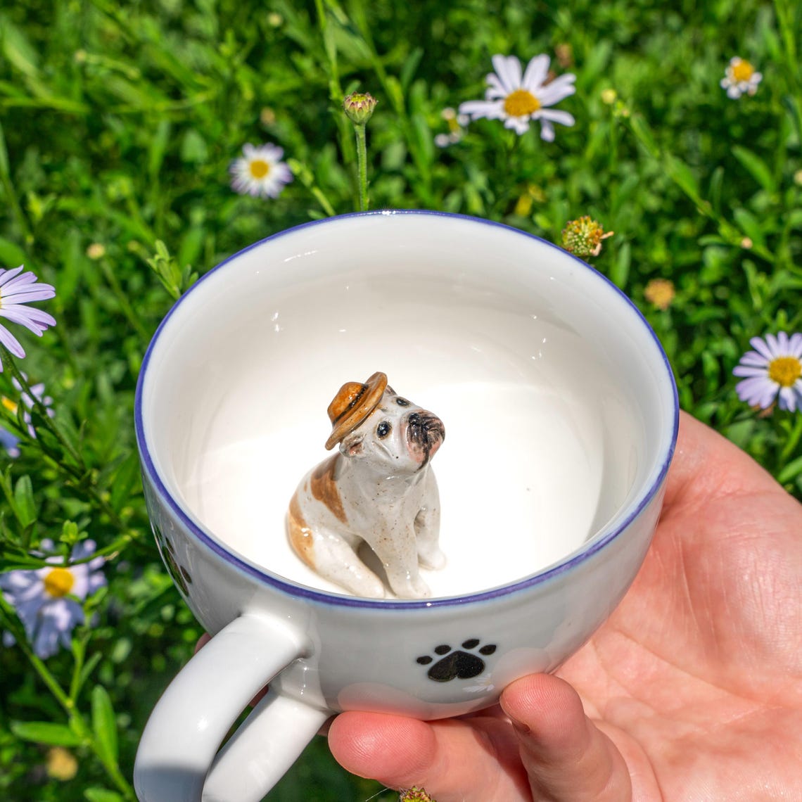 Personalized Pet Figure Mug Birthday Christmas Keepsake Gift for Dog Cat Lovers