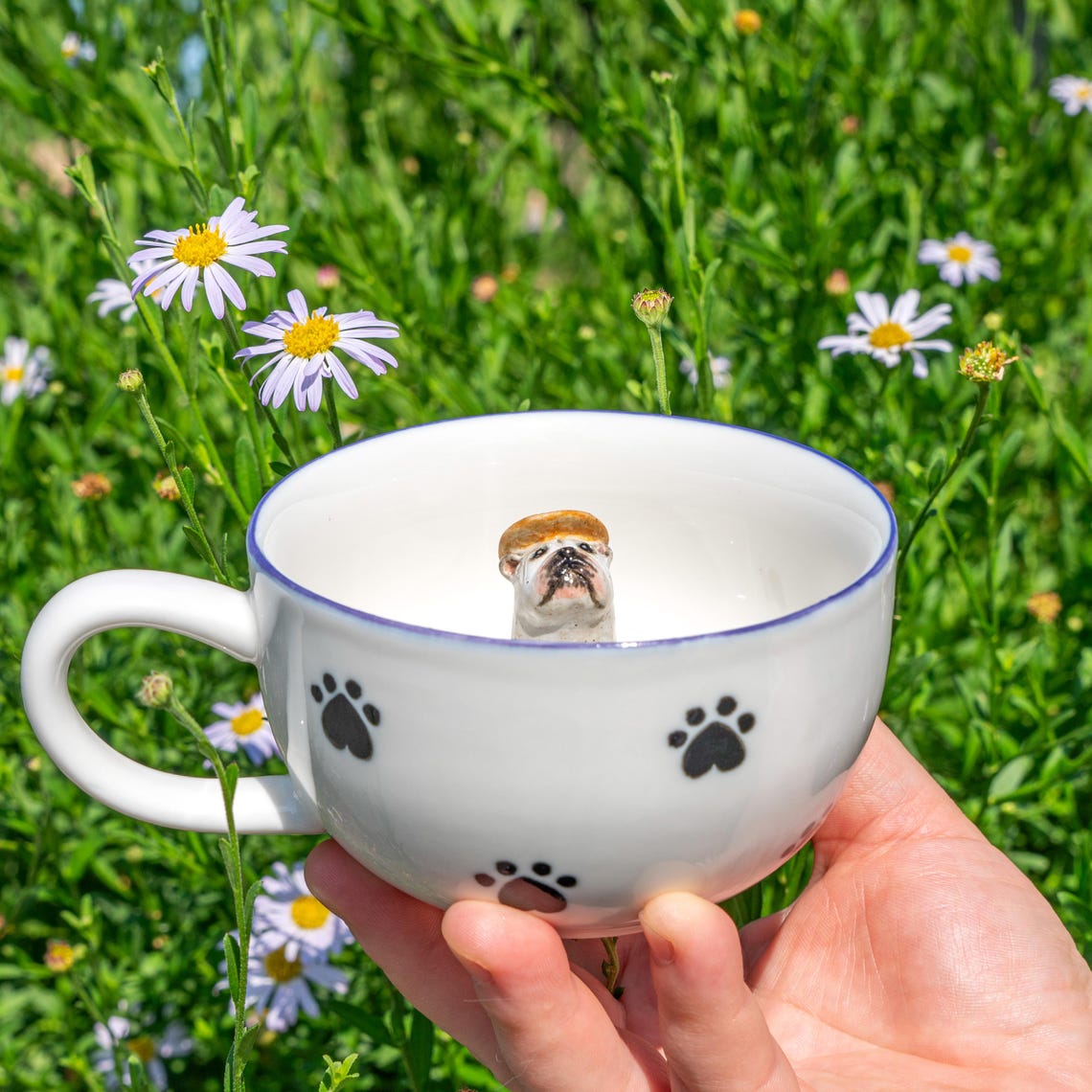 Personalized Pet Figure Mug Birthday Christmas Keepsake Gift for Dog Cat Lovers
