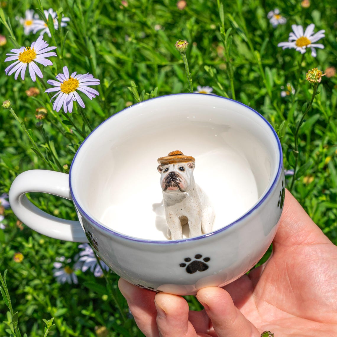 Personalized Pet Figure Mug Birthday Christmas Keepsake Gift for Dog Cat Lovers