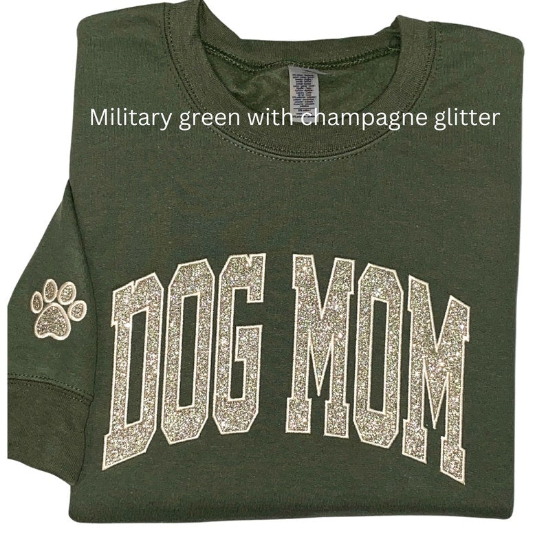 Personalisiertes Hundemama-Sweatshirt mit Kosenamen auf dem Ärmel, Geschenk für Tierliebhaber
