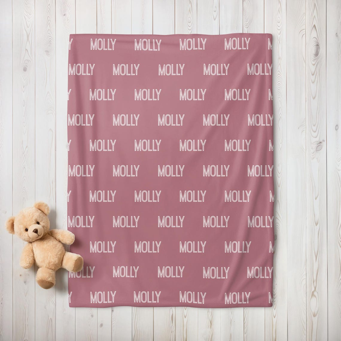 Personalized Dog Name Blanket – Custom Pet Name Blanket Puppy Name Blanket New Dog Gift Personalized Gift for Dog Lovers