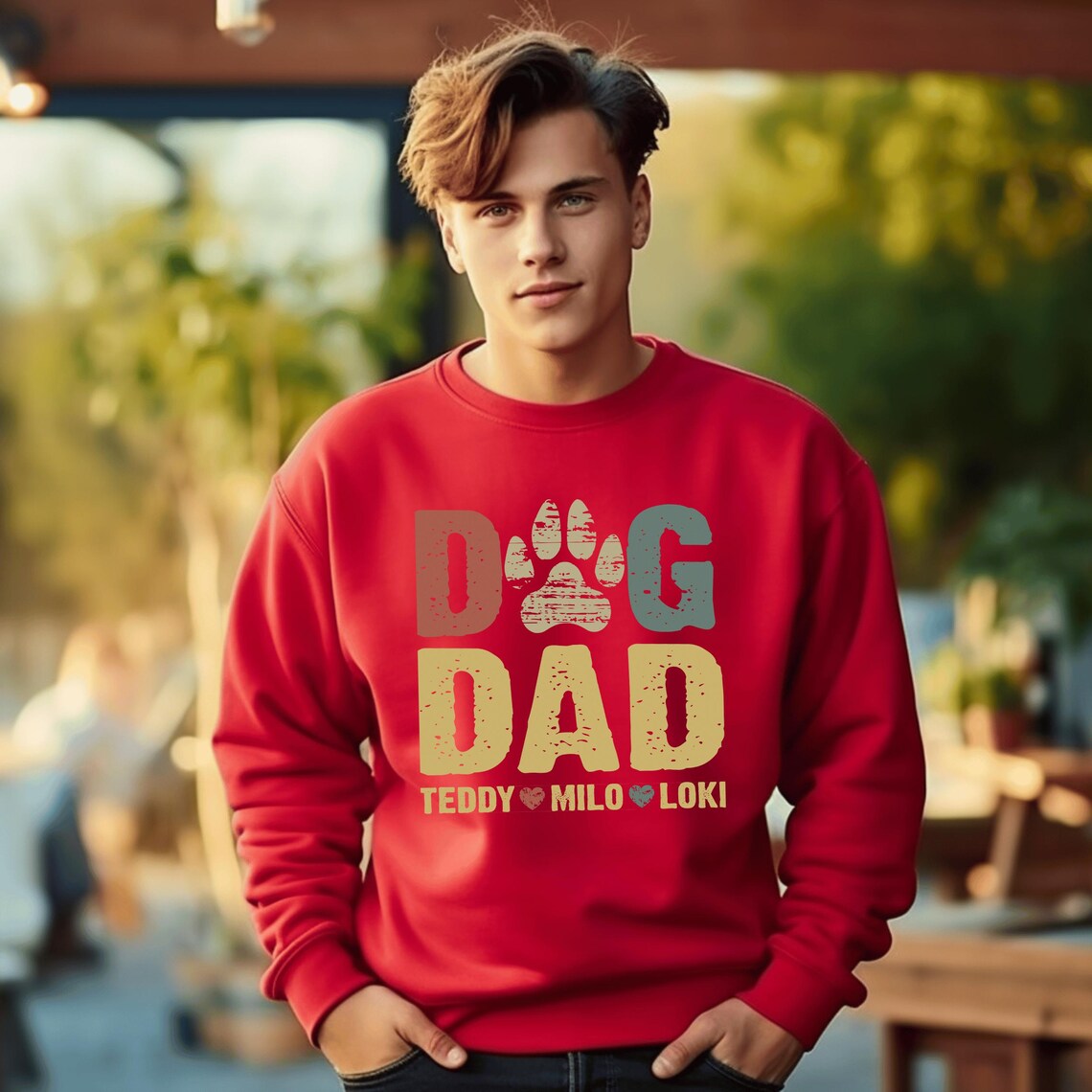 Sudadera personalizada con el rostro y el nombre de tu mascota, regalo para amantes de las mascotas