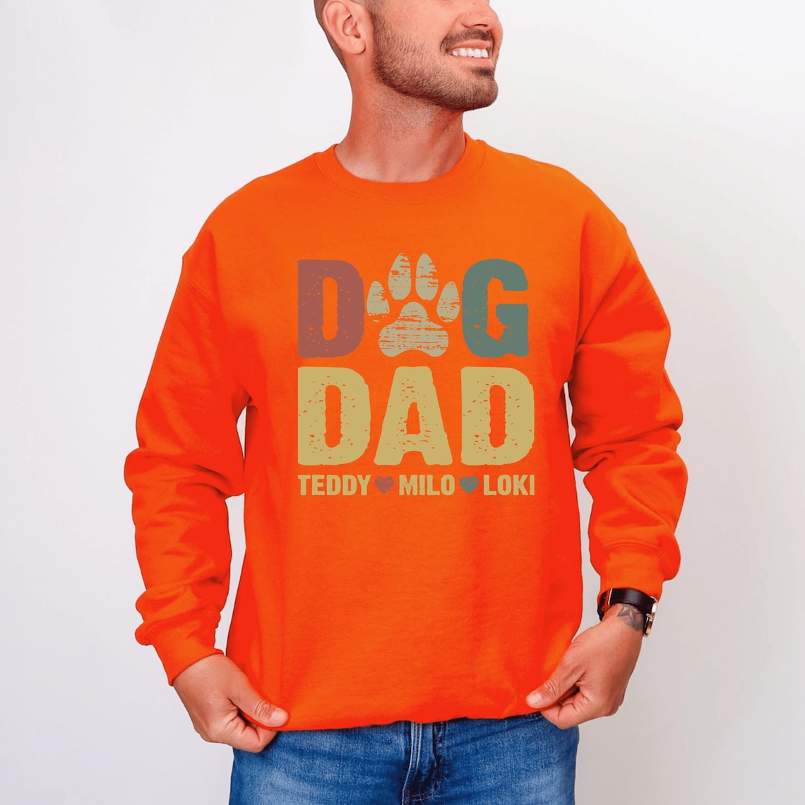 Sudadera personalizada con el rostro y el nombre de tu mascota, regalo para amantes de las mascotas