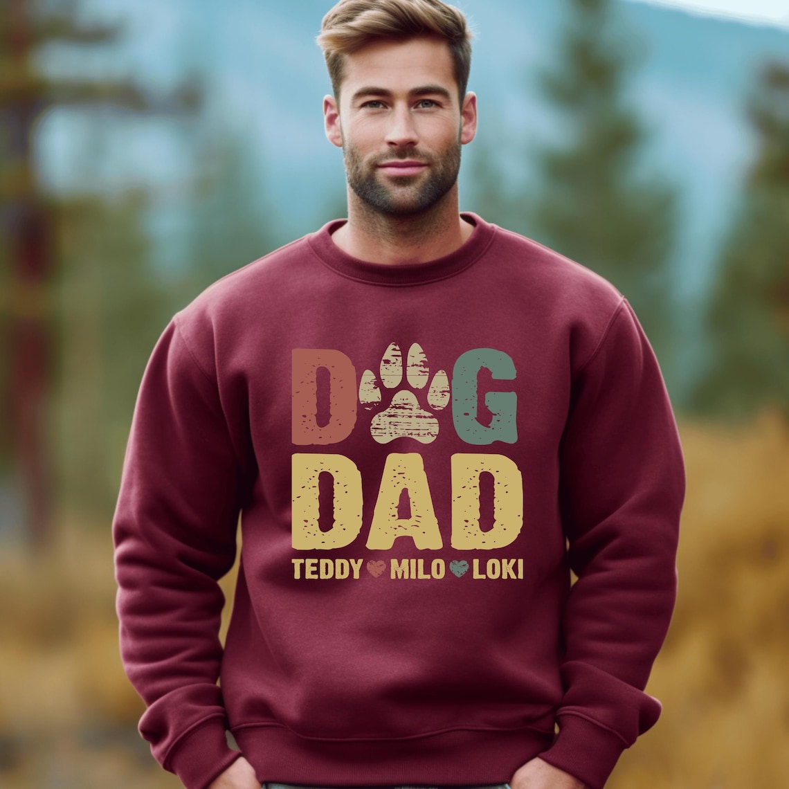 Sudadera personalizada con el rostro y el nombre de tu mascota, regalo para amantes de las mascotas