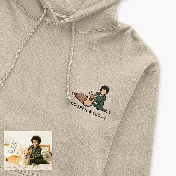 Individuell besticktes Haustier-Sweatshirt mit Rundhalsausschnitt, Liebesgeschenke für Haustierliebhaber