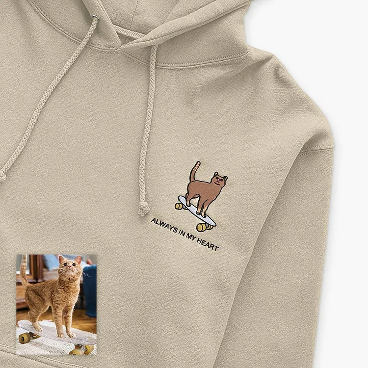 Individuell besticktes Haustier-Sweatshirt mit Rundhalsausschnitt, Liebesgeschenke für Haustierliebhaber