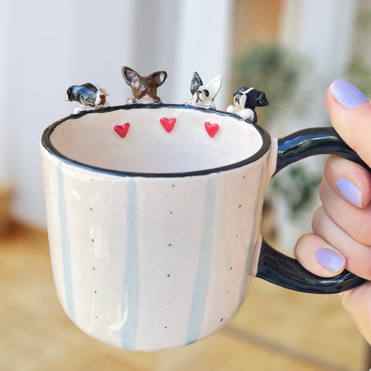 Personalized Pet Figure Mug Birthday Valentines Anniversary Gift for Pet Lovers