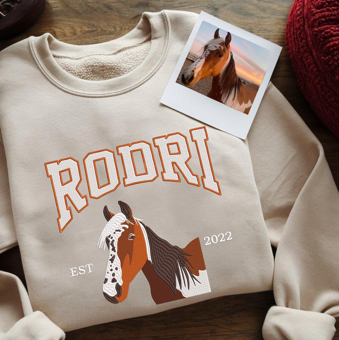 Pet Embroidered Sweatshirt, Embroidered Dog Hoodie, Custom Dog Face Embroidered Sweatshirt From Photo Gift For Dog Mom Pet Lovers