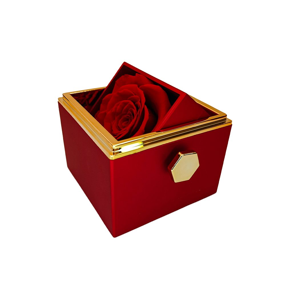 Schmuckschatulle in Rosenrot