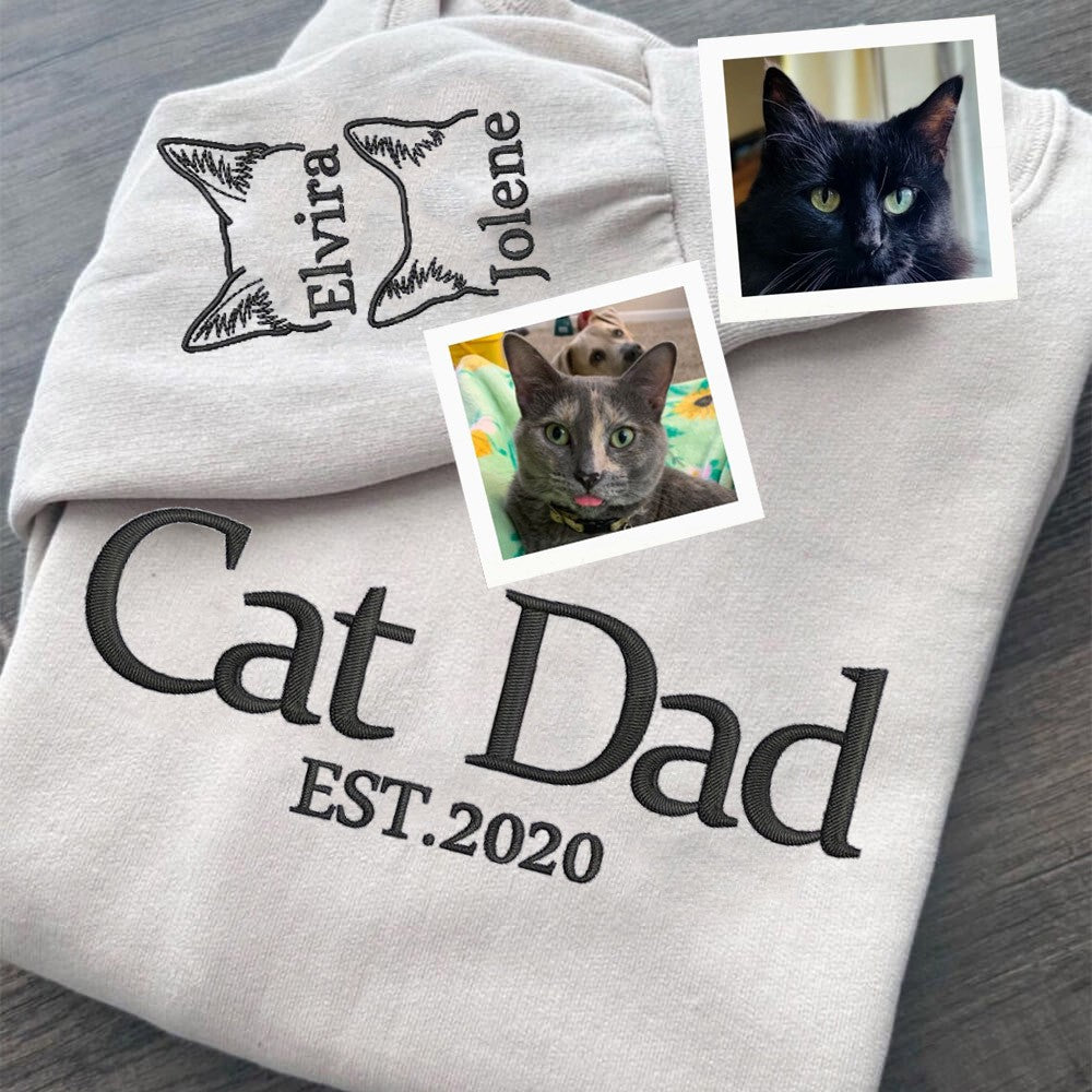 Personalisiertes Hundemama-Sweatshirt mit Kosenamen auf dem Ärmel, Geschenk für Tierliebhaber