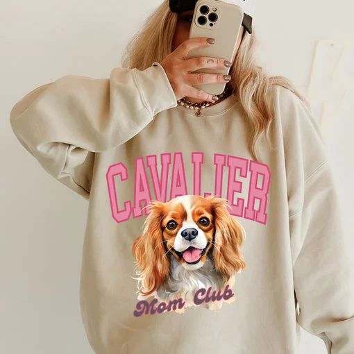 Sudadera con capucha bordada para mamá de perro con retrato de mascota y nombres de mascotas, regalo para amantes de las mascotas