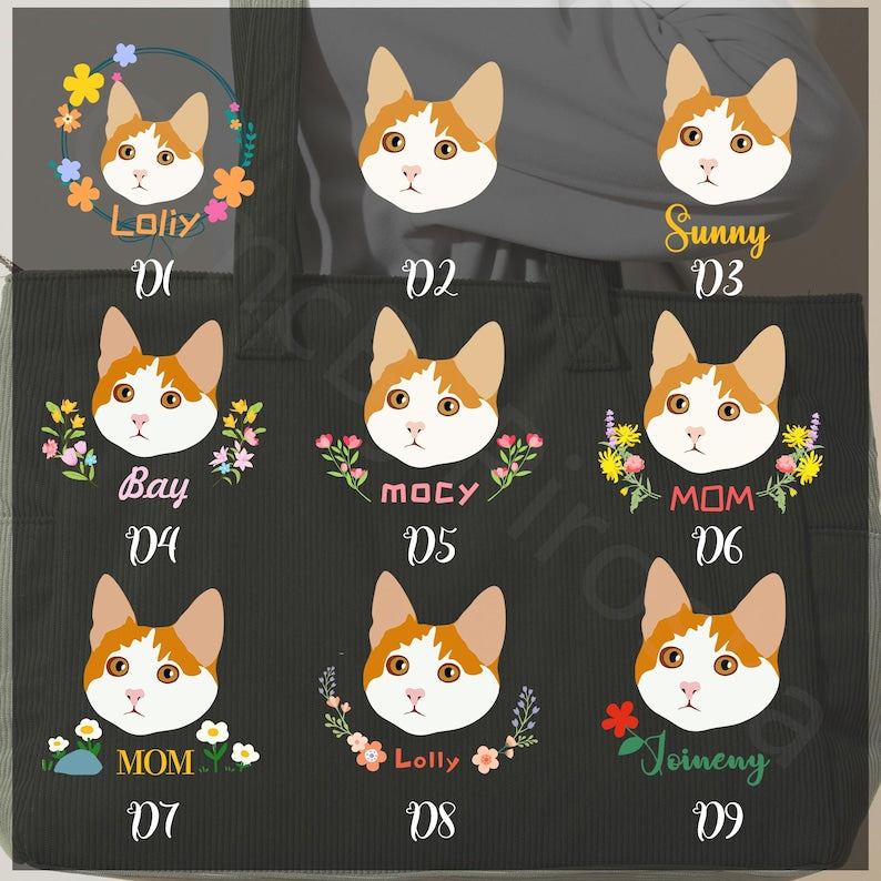 Personalisiertes besticktes Haustiergesicht und Haustiername Sweatshirt Hundeportrait bestickt Crewneck Haustierliebhaber Geschenk