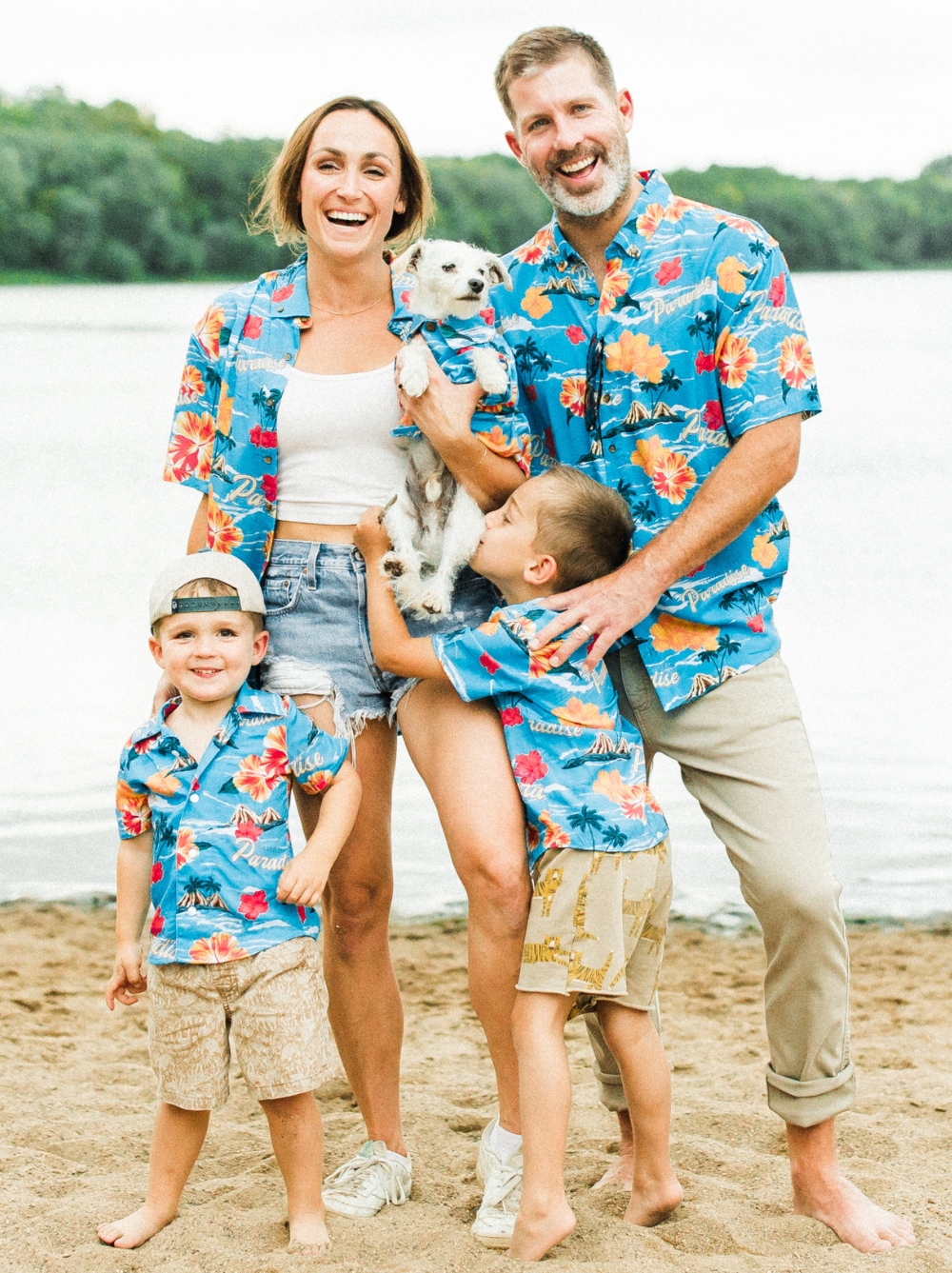 Matching Dog & Owner Hawaiian Shirts – Fun Beach Outfits, Family Matching Pet Clothes