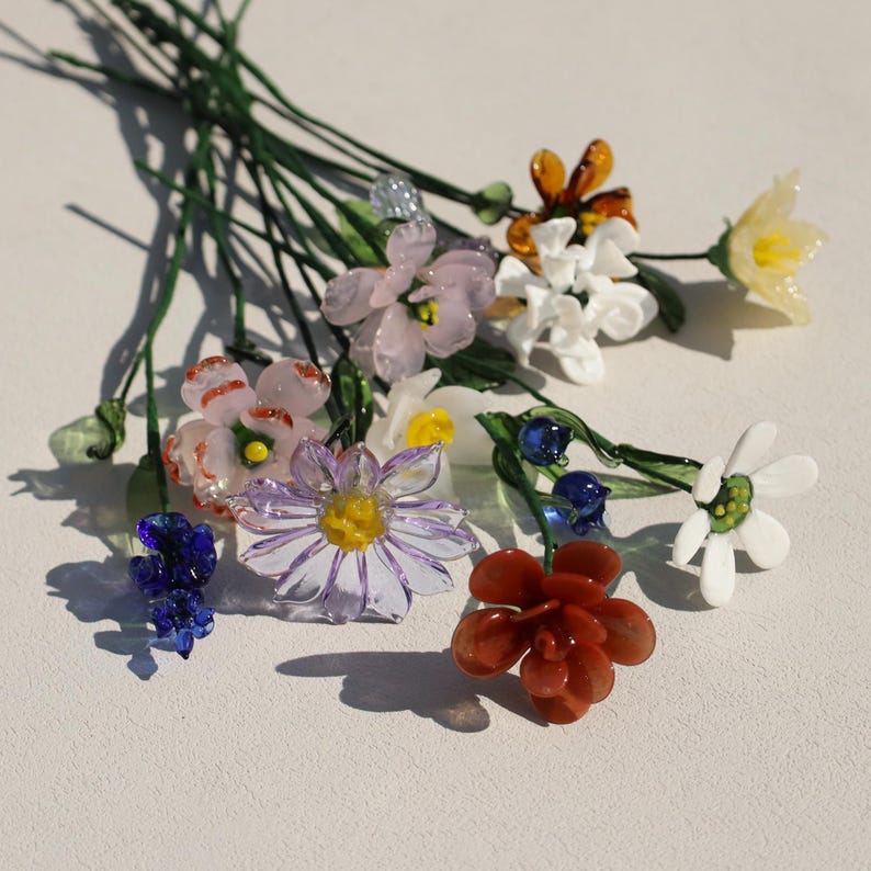 Personalized Glass Birth Month Flower Unique Gifts for Mom Grandma Mother's Day Christmas Gift Ideas