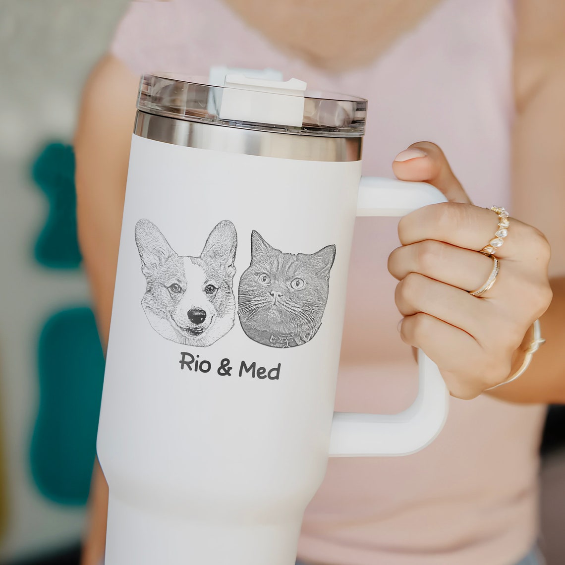 Cuchara para comida de gato personalizada con nombre, regalo para amantes de las mascotas