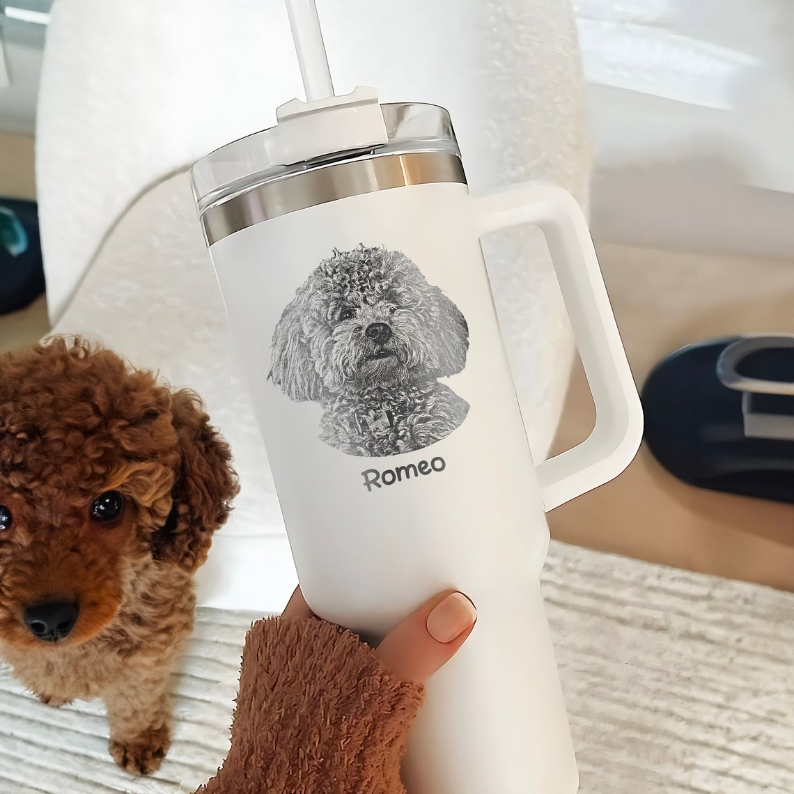 Cuchara para comida de gato personalizada con nombre, regalo para amantes de las mascotas