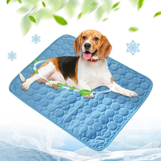 Breathable Cooling Mat for Dogs & Cats – Soft Summer Pet Pad, Washable & Foldable