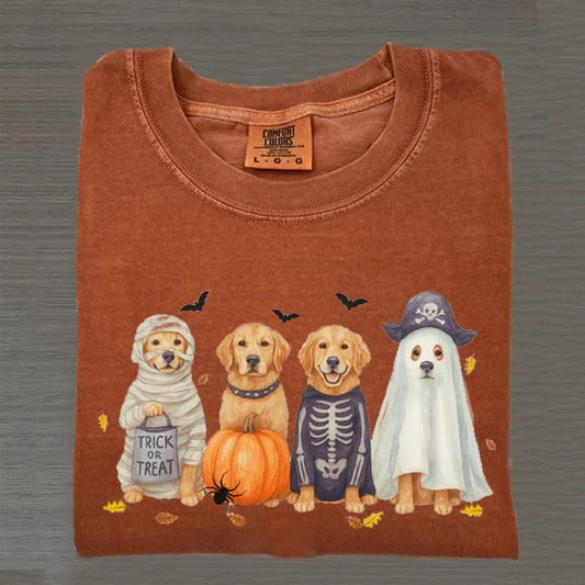 Sweat à capuche Halloween Golden Retriever Spooky Season, cadeau unique pour les amoureux des animaux