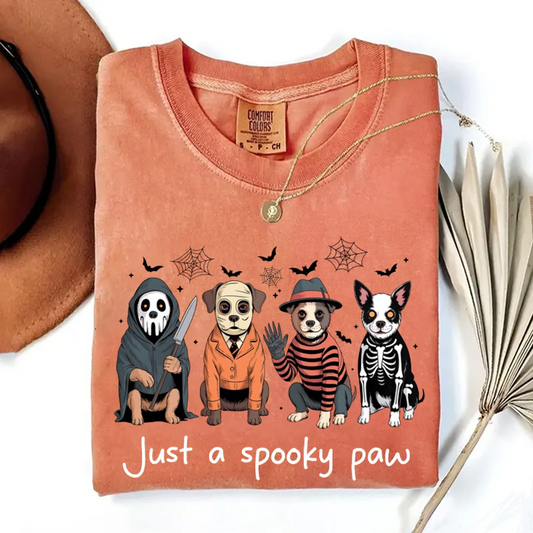 Sweat-shirt d'Halloween pour chien Just a Spooky Paw, sweat à capuche de saison effrayante, cadeau unique pour les amoureux des animaux