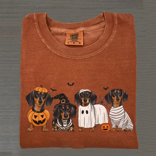 Sweat-shirt d'Halloween Teckel, sweat à capuche saison effrayante, cadeau unique pour les amoureux des animaux