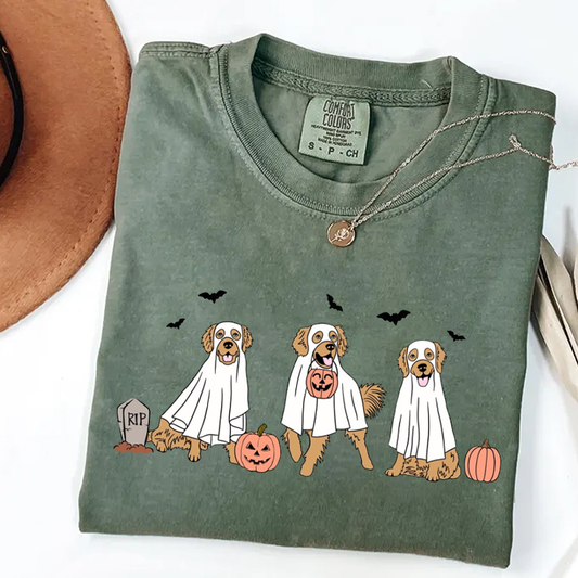Sweat à capuche Golden Retriever Ghost Dogs, cadeau unique pour les amoureux des animaux
