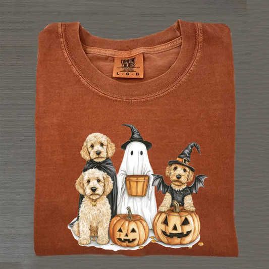 Sweat-shirt Goldendoodle d'Halloween, sweat à capuche de saison effrayante, cadeau d'Halloween pour les amoureux des animaux
