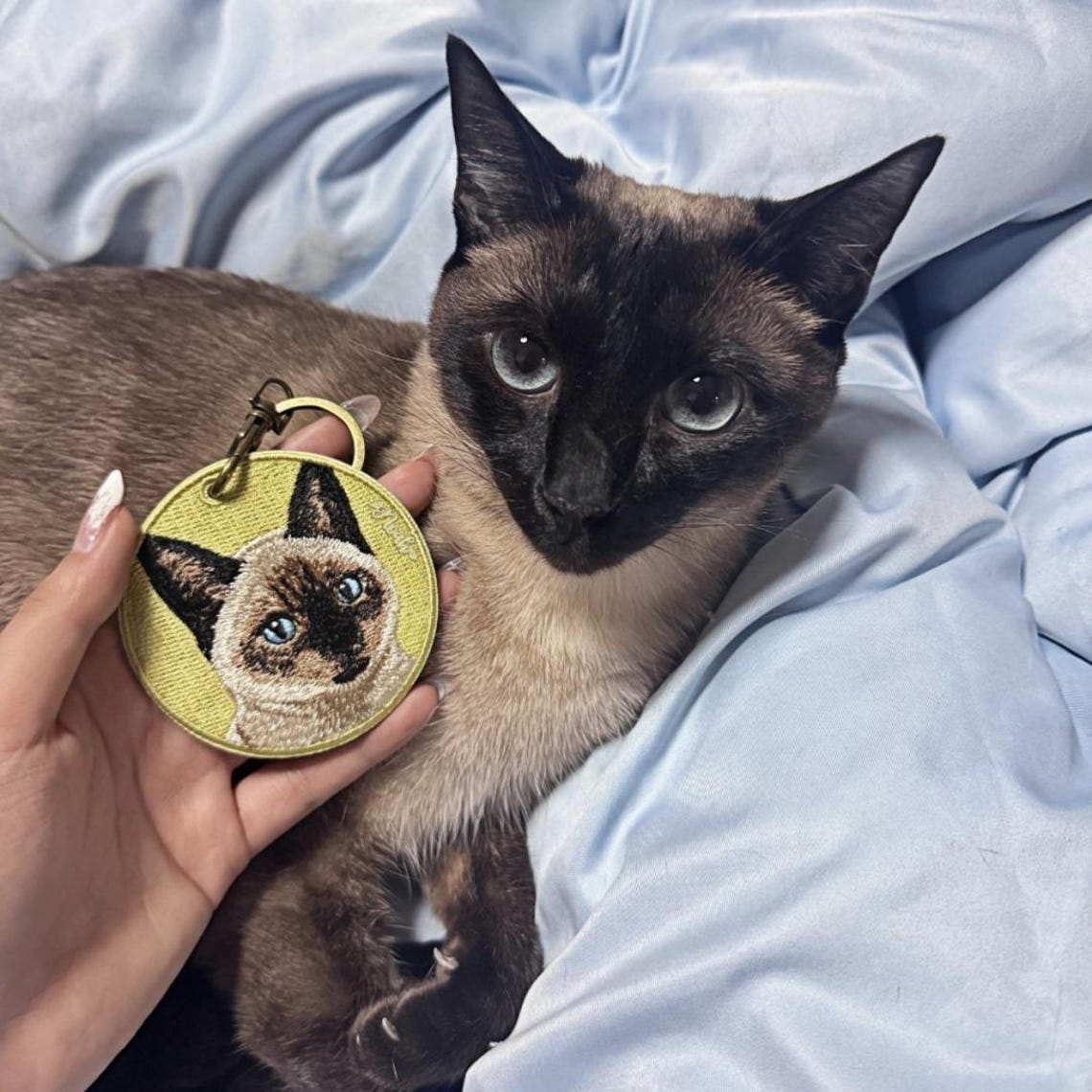 Letrero conmemorativo personalizado para collar de mascota con oreja y nombre, regalo para amantes de las mascotas