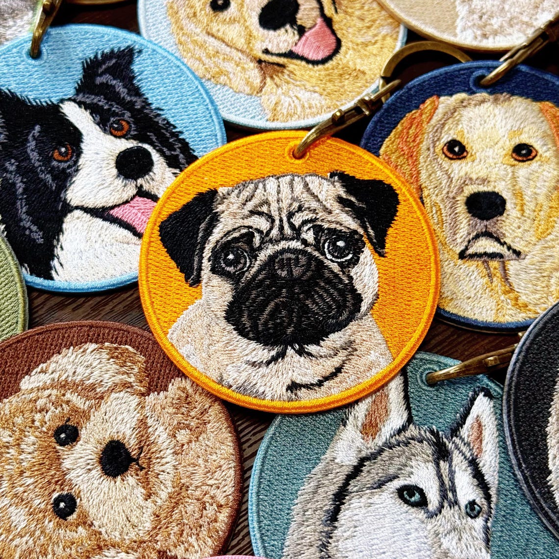 Letrero conmemorativo personalizado para collar de mascota con oreja y nombre, regalo para amantes de las mascotas
