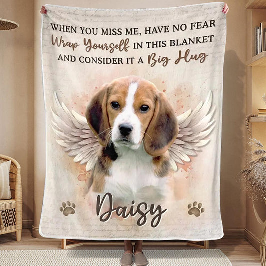 Personalized Dog Memorial Photo Blanket Sympathy Gift For Pet Lovers Christmas Gift for Dog Lovers