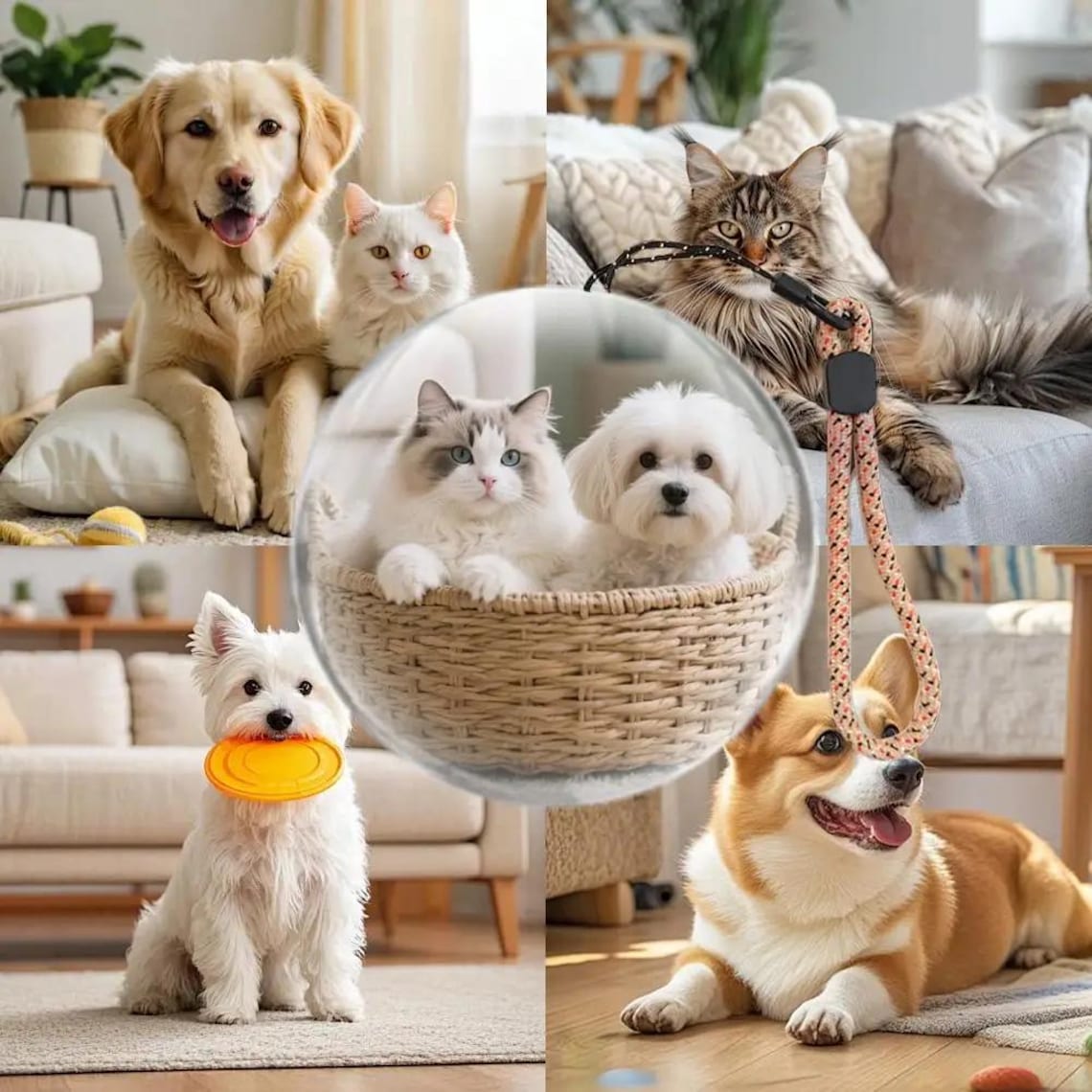 Personalized Glass Video Globe – Custom Pet Video Gift for Dog & Cat Lovers Pet Memorial Gift Christmas Gift