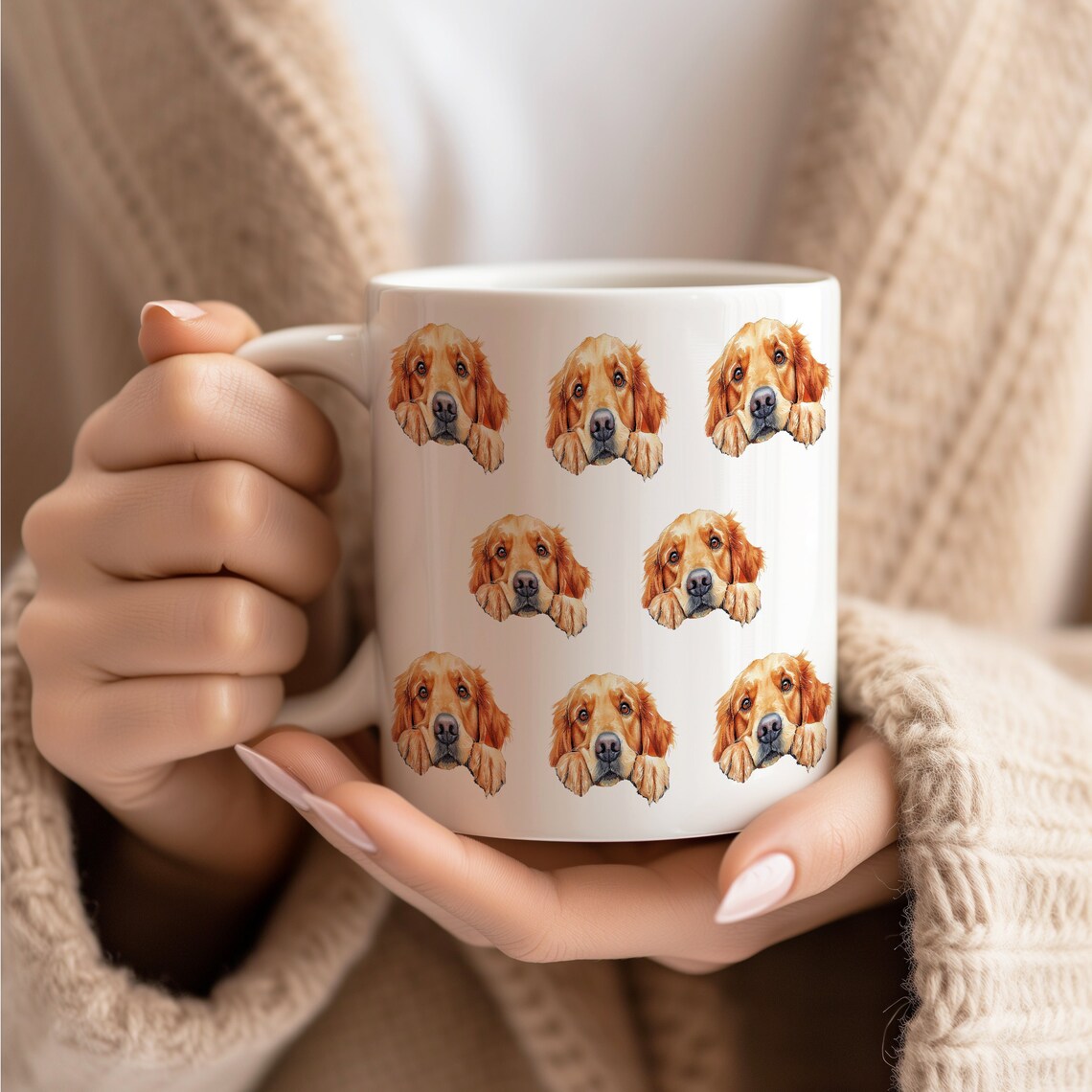 Tasse photo personnalisée pour animaux de compagnie avec visage et nom de chien, cadeau pour les amoureux des chiens