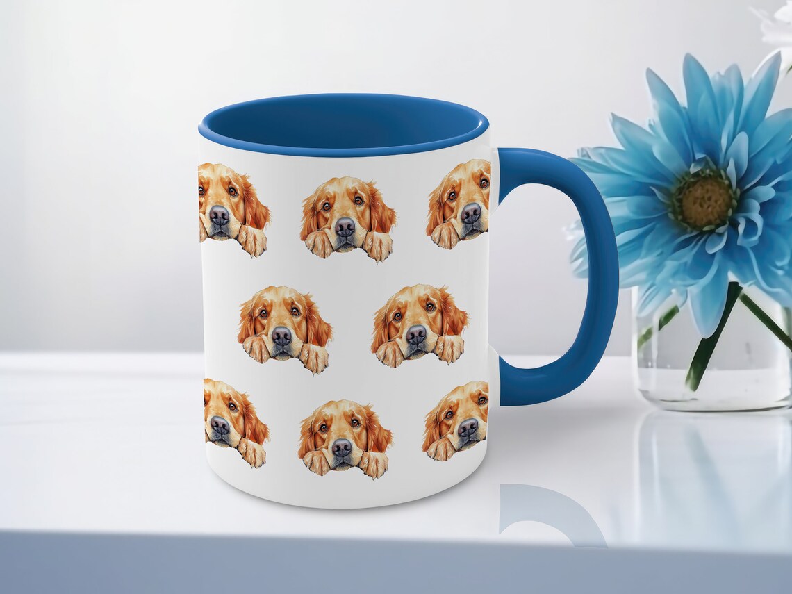 Tasse photo personnalisée pour animaux de compagnie avec visage et nom de chien, cadeau pour les amoureux des chiens