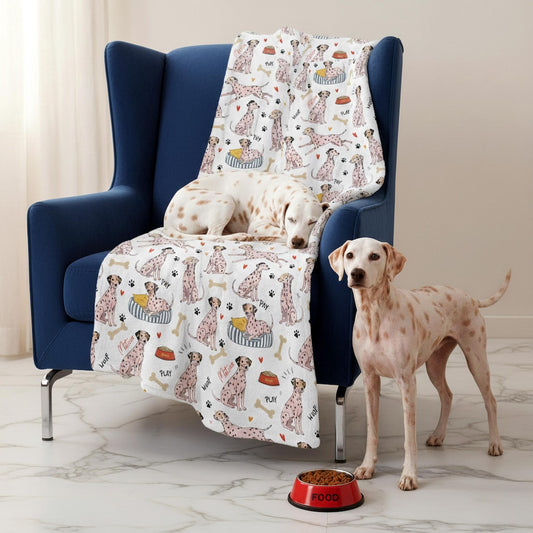 Personalized Dog Name Blanket: Sherpa, Minky, or Velveteen Throw Gift for Pet Lover