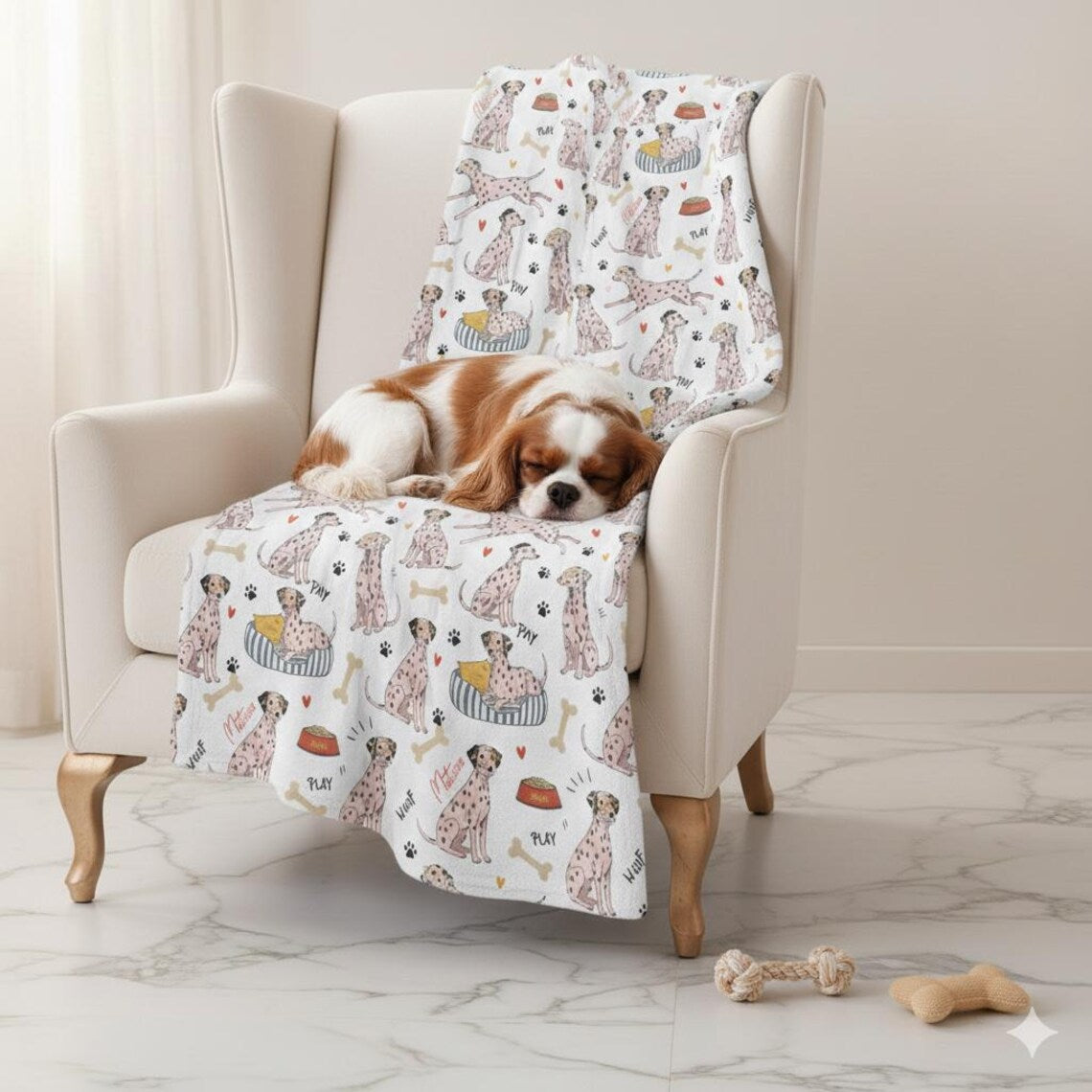 Personalized Dog Name Blanket: Sherpa, Minky, or Velveteen Throw Gift for Pet Lover