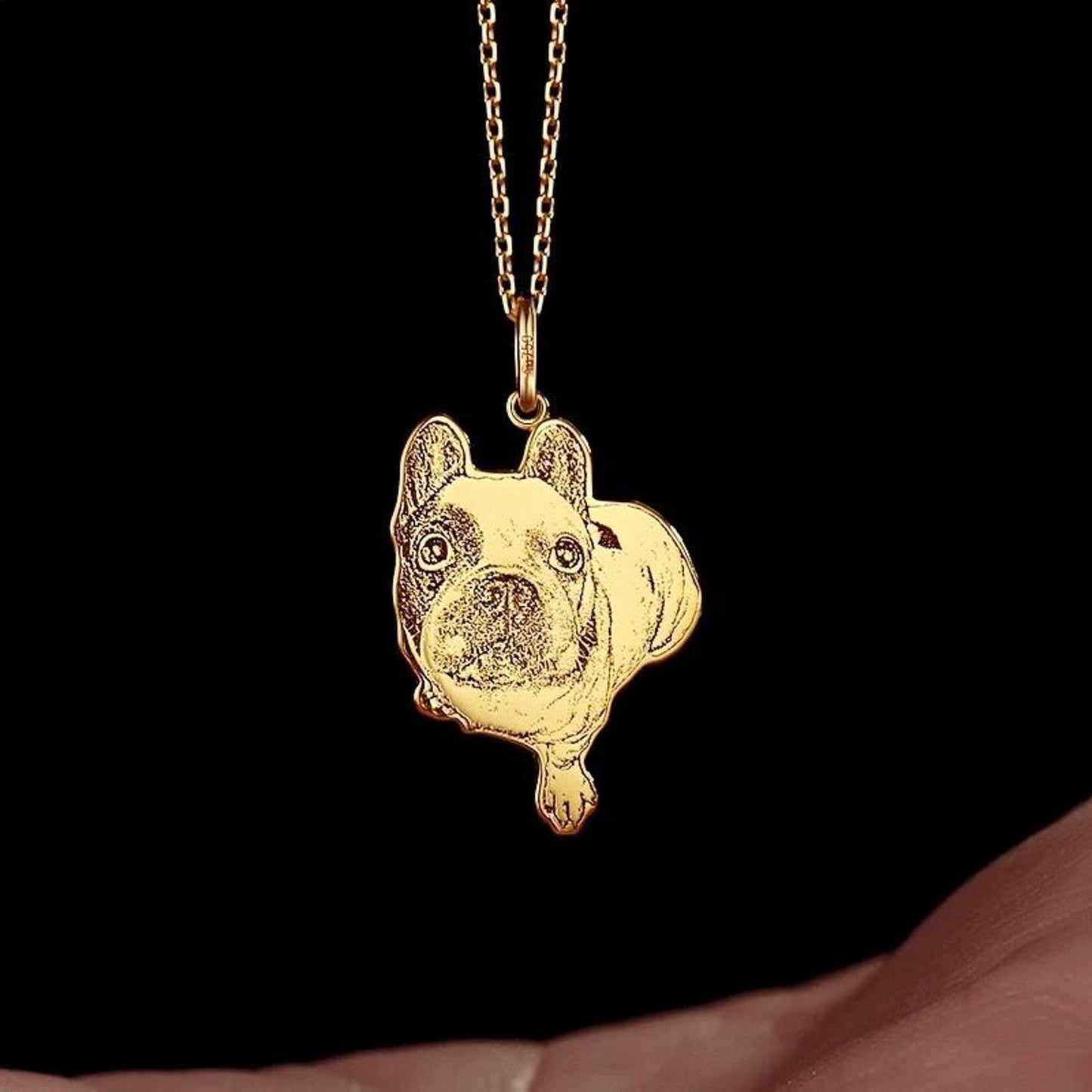 Collier personnalisé avec empreinte de patte d'animal de compagnie, idée cadeau unique, cadeau commémoratif pour animaux de compagnie