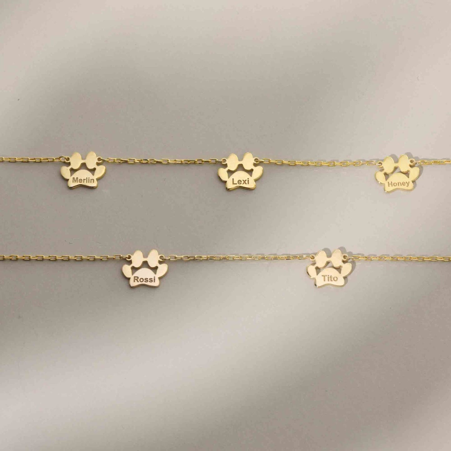 Collier personnalisé avec empreinte de patte d'animal de compagnie, idée cadeau unique, cadeau commémoratif pour animaux de compagnie