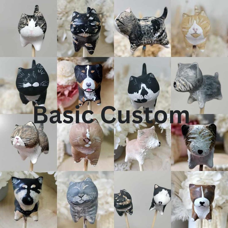 Pet Cat or Dog Memorial Gift Globe - Custom Pet Figurine and Name Gift For Pet Lovers