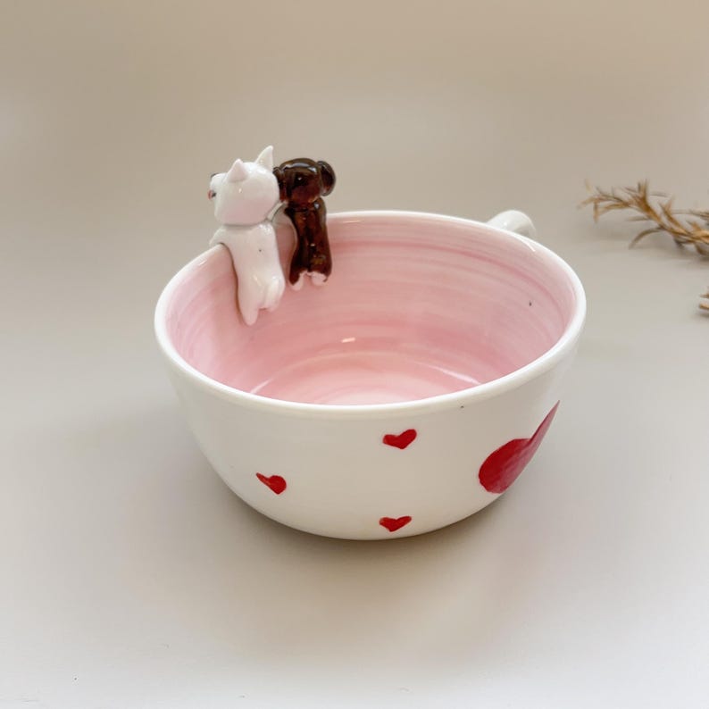 Personalized Dog Mom Pet Figure Ceramic Mug Mother's Day Gift For Pet Lovers