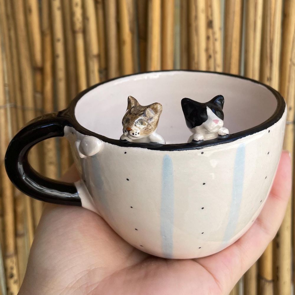 Personalized Pet Figure Mug Birthday Valentines Anniversary Gift for Pet Lovers