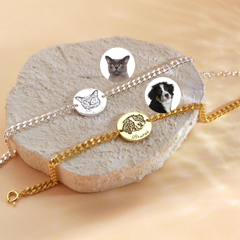 Personalisiertes Gedenkschild für Haustierhalsband mit Haustierohr und Namen, Geschenk für Tierliebhaber