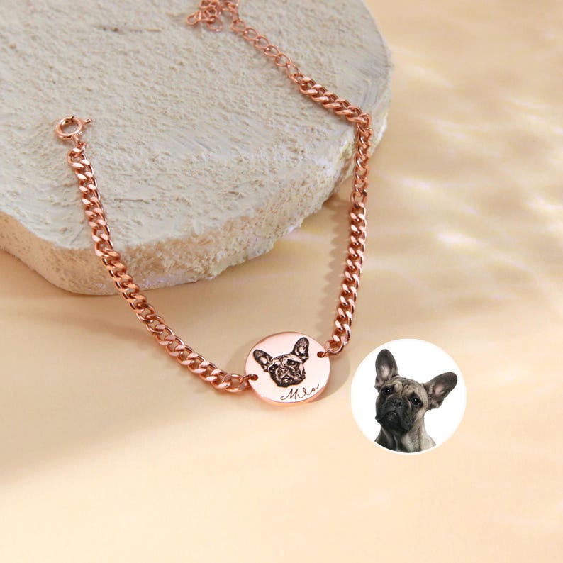 Personalisiertes Gedenkschild für Haustierhalsband mit Haustierohr und Namen, Geschenk für Tierliebhaber