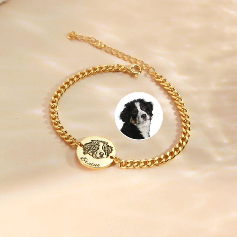 Personalisiertes Gedenkschild für Haustierhalsband mit Haustierohr und Namen, Geschenk für Tierliebhaber
