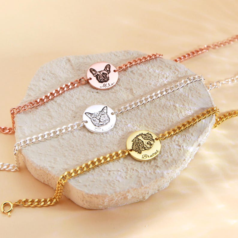Personalisiertes Gedenkschild für Haustierhalsband mit Haustierohr und Namen, Geschenk für Tierliebhaber
