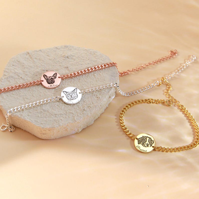 Personalisiertes Gedenkschild für Haustierhalsband mit Haustierohr und Namen, Geschenk für Tierliebhaber