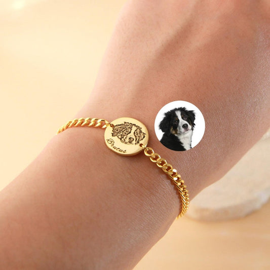 Personalisiertes Gedenkschild für Haustierhalsband mit Haustierohr und Namen, Geschenk für Tierliebhaber