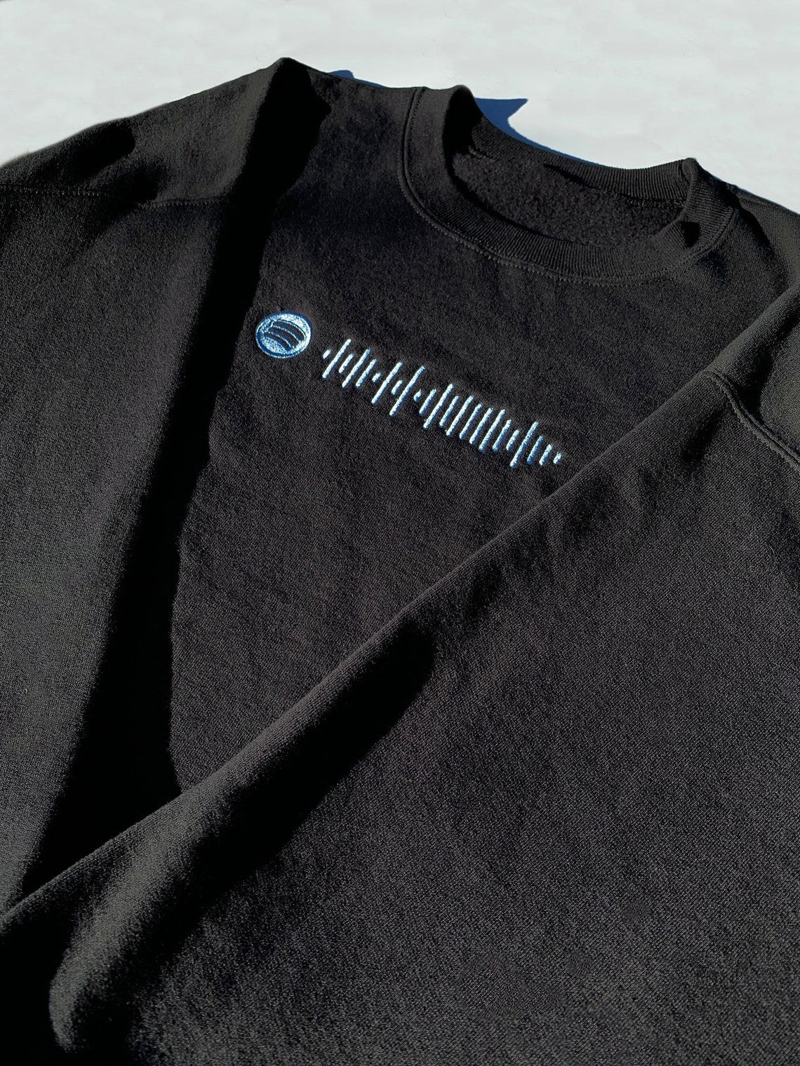 Individuell besticktes Spotify-Code-passendes Hoodie-Sweatshirt, Valentinstag-Paar-Geschenke