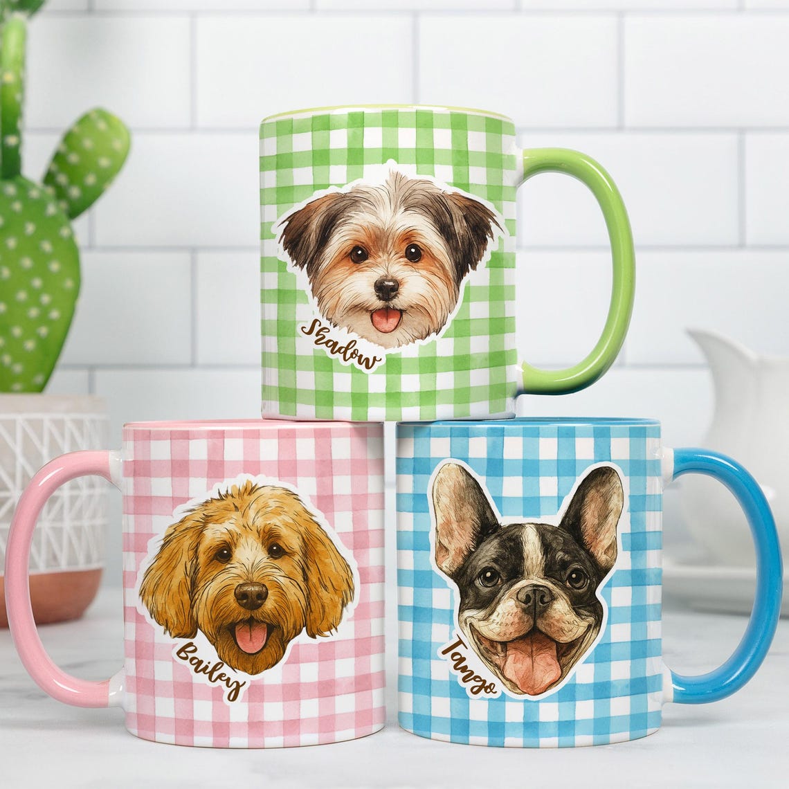 Tasse photo personnalisée pour animaux de compagnie avec visage et nom de chien, cadeau pour les amoureux des chiens